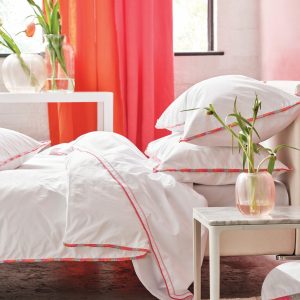 Designers Guild Burlington Fringe Fuchsia Pink Duvet Cover Set - 400TC