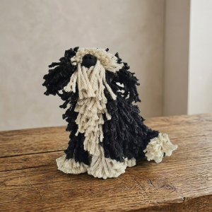 Aquarelle Home Dougal Puppy Sitting – Black/Cream