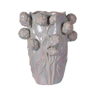 Grey Botanical Kokkini Vase