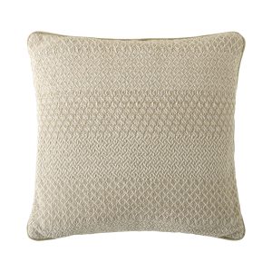 Laura Ashley Kempley Woven Natural Microfibre Filled 45x45cm Cushion face
