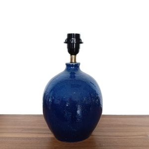Selene Ceramic Lamp Base (Indigo)