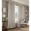 Stephanie Linen Natural Ready Made Curtains