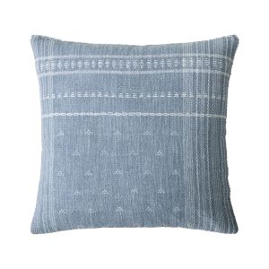 Laura Ashley Mausley Denim Blue Microfibre Filled 45x45cm Cushion main face