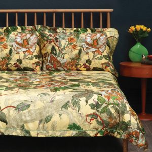 Timrous Beasties Papaver Mimosa Yellow Duvet Cover Set - 220TC