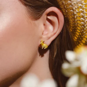Alternative view of Enamel Rabbit Studs