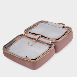 Katie Loxton Hanging Wash Bag Deep Rose