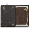 Katie Loxton Gift Boxed Coin & Cardholder Chocolate Suedette