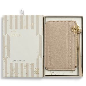 Katie Loxton Gift Boxed Coin & Cardholder Light Taupe