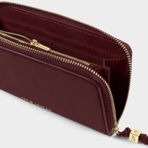 Katie Loxton Large Purse Cherry Suedette
