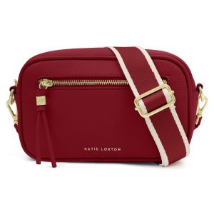 Katie Loxton Lottie Crossbody Bag Crimson