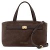 Katie Loxton Orin Top Handle Crossbody Bag Bitter Chocolate Suedette / Bitter Chocolate