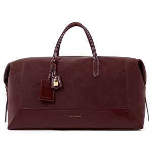 Katie Loxton Charlbury Weekend Bag Cherry Suedette / Cherry Patent Crackle