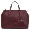 Katie Loxton Milan Hand Woven Cabin Bag Cherry Mixed