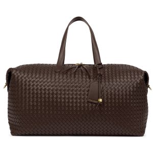 Katie Loxton Soho Hand Woven Weekend Bag Chocolate