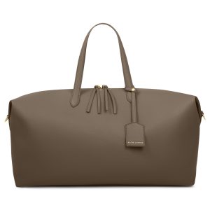 Katie Loxton Ascot Suedette Weekend Bag And Pouch Organiser Cherry Suedette
