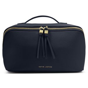 Katie Loxton Soho Medium Make Up / Wash Bag Navy