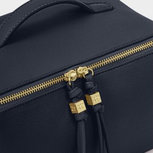 Katie Loxton Soho Large Make Up / Wash Bag Navy
