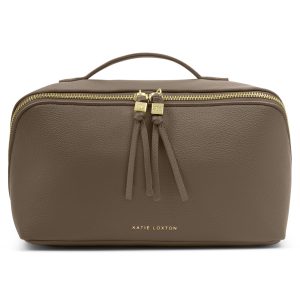 Katie Loxton Soho Medium Make Up / Wash Bag Mink