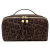 Katie Loxton Soho Medium Make Up / Wash Bag Chocolate Leopard
