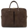 Katie Loxton City Laptop Bag Chocolate Suedette / Chocolate