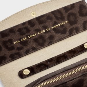 Katie Loxton Jewellery And Accessories Organiser You Are Some Kind Of Wonderful Chocolate Leopard
