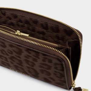 Katie Loxton Large Purse Chocolate Leopard