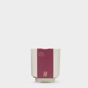 Katie Loxton Ceramic Sentiment Candle Oyeux Noel Frosted Pine And Cedarwood