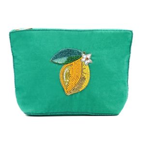 My Doris Lemon Medium Pouch - Green