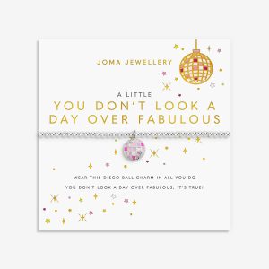 Joma Jewellery A Little Vibes You Don'T Look A Day Over Fabulous Silver Plated Bracelet