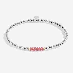 Alternative view of Joma Jewellery A Little Vibes Hey Mama Silver & Gold Plated Bracelet