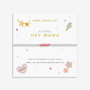 Joma Jewellery A Little Vibes Hey Mama Silver & Gold Plated Bracelet
