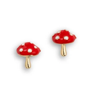 Bill Skinner - Toadstool Earrings Studs