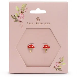 Bill Skinner - Toadstool Earrings Studs