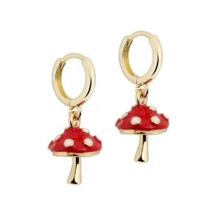 Bill Skinner - Toadstool Huggie Earrings