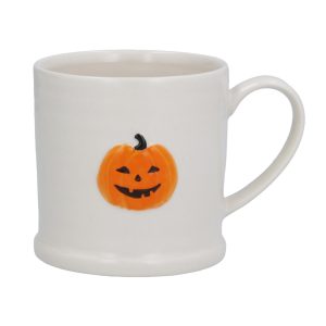 Gisela Graham Stoneware Mug 9cm - Pumpkin Face