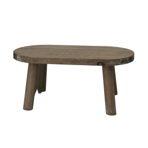 Gisela Graham Wood Decorative Bench 38cm - Oval