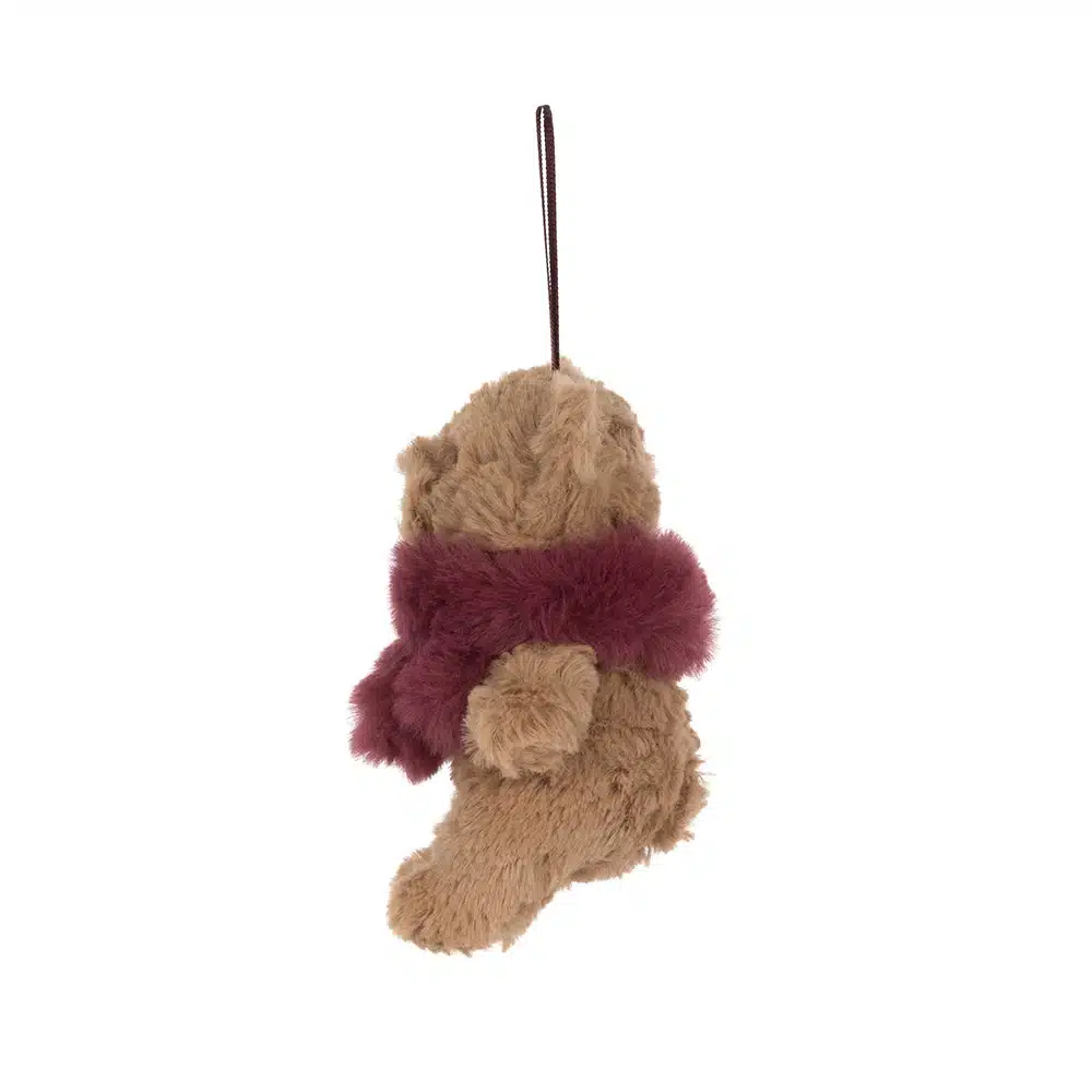 Jellycat Bartholomew Bear Winter Warmer Decoration side