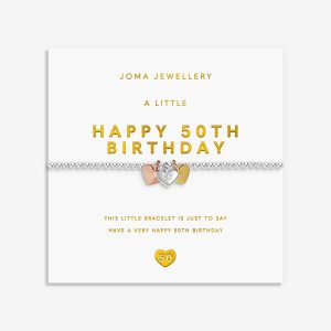 Joma Jewellery A Little Charmed Moments Happy 50th Birthday Bracelet
