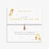 Joma Jewellery A Little Vibes Prosec Ho Ho Ho Silver & Gold Plated Bracelet
