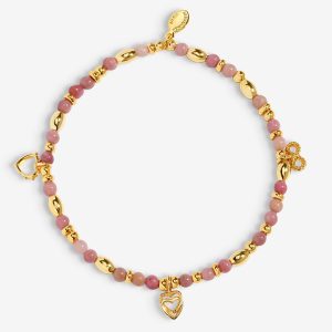 Joma Jewellery Affirmation Card Friendship Gold Plated Bracelet