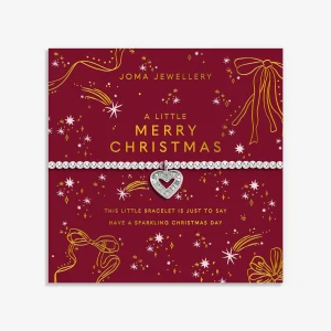 Joma Jewellery Christmas A Little Merry Christmas Silver Plated Bracelet