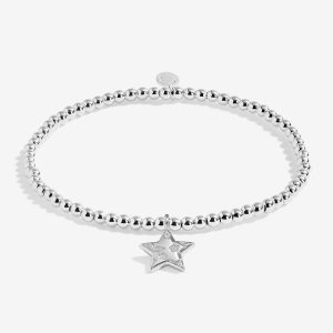 Joma Jewellery Christmas Cracker Merry Christmas Silver Plated Bracelet