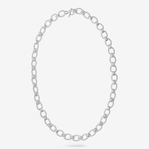 Joma Jewellery Classic Collection Rope Link Silver Plated Necklace