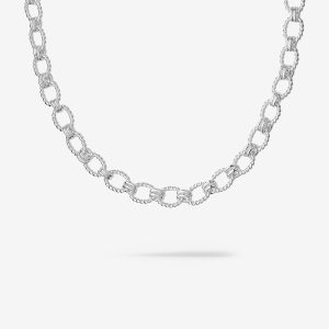 Joma Jewellery Classic Collection Rope Link Silver Plated Necklace