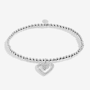 Joma Jewellery Confetti A Little Happy Birthday Mum Silver Plated Bracelet