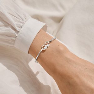 Joma Jewellery Forever Yours Wishing You A Happy Retirement Silver Plated Bracelet