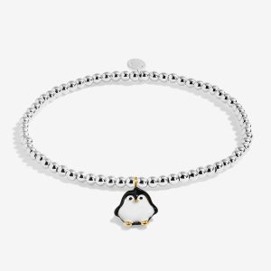 Joma Jewellery Kids' A Little Jomees Snow Cute Silver & Gold Plated Bracelet