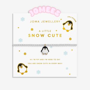 Joma Jewellery Kids' A Little Jomees Snow Cute Silver & Gold Plated Bracelet