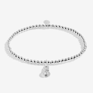 Joma Jewellery Kids' Snowglobe A Little Winter Wonderland Silver Plated Bracelet