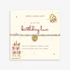 Joma Jewellery Little Stories Birthday Love Silver & Gold Plated Bracelet
